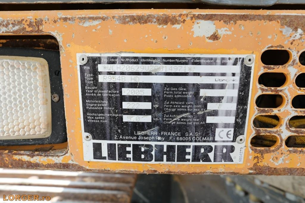 Liebherr R 954 B  līzingu Liebherr R 954 B: foto 17