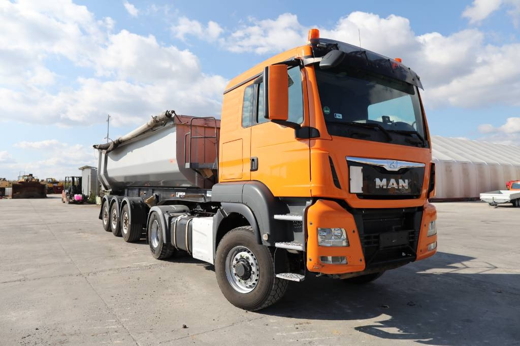 MAN TGS 18.480 4x4 Truck + Carnehl CHKS/AH Aluminium T - Kravas automašīna pašizgāzējs: foto 1 MAN TGS 18.480 4x4 Truck + Carnehl CHKS/AH Aluminium T - Kravas automašīna pašizgāzējs: foto 1