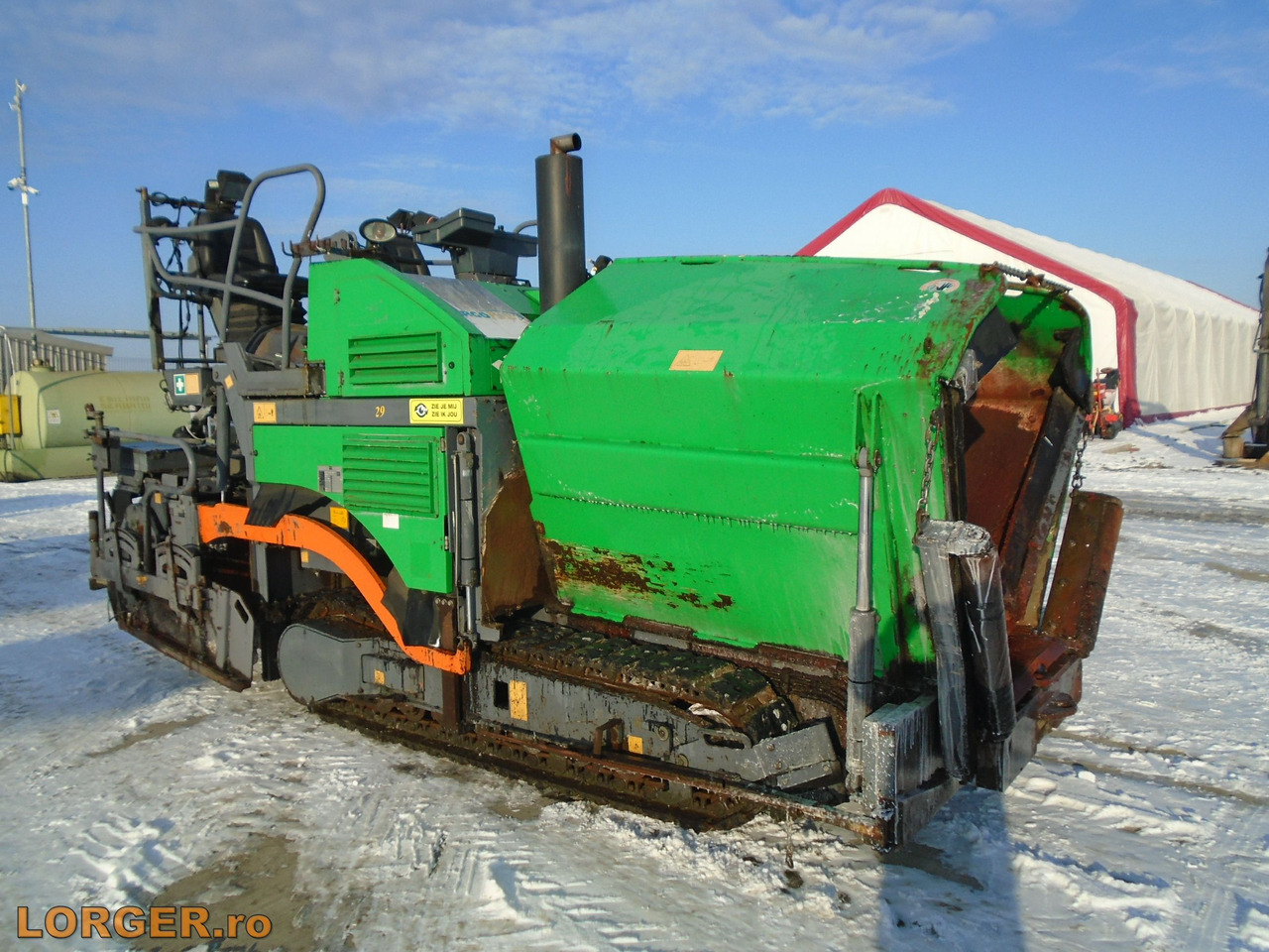 Vögele Super 1300-2 - Asfalta klājējs: foto 4 Vögele Super 1300-2 - Asfalta klājējs: foto 4