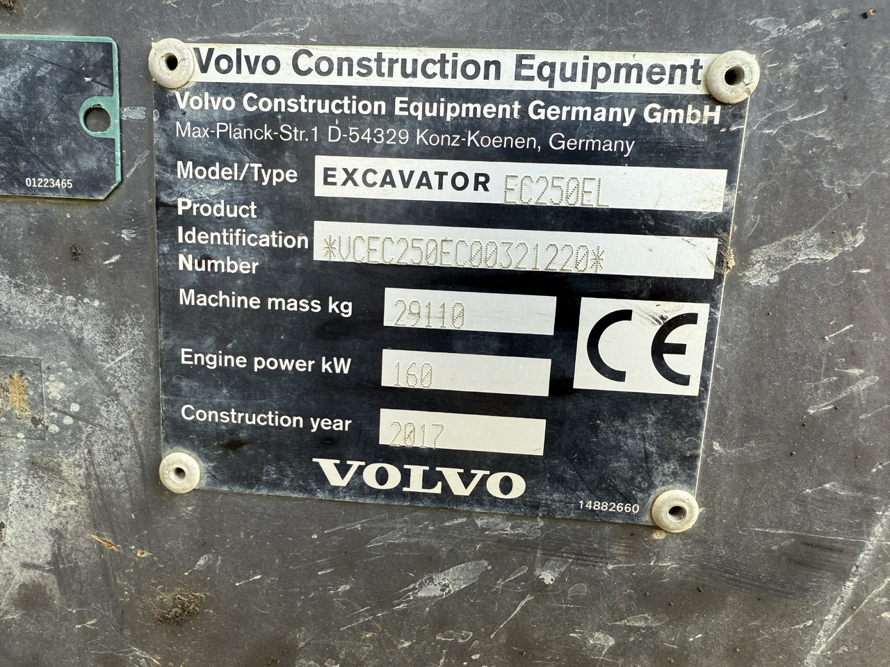 Kāpurķēžu ekskavators Volvo EC 250 EL: foto 14
