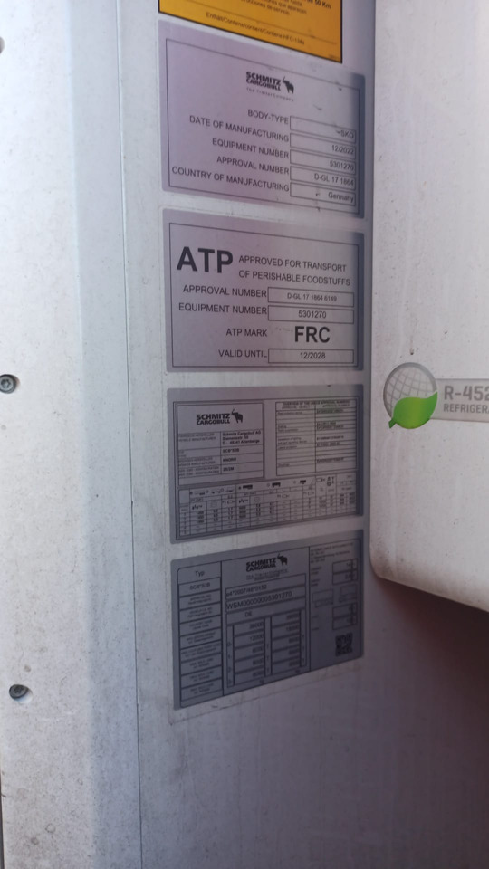 SCHMITZ CARGOBULL ThermoKing SKO 24/L - 13.4 FP COOL V7 FP 60 SMART - Puspiekabe refrižerators: foto 3 SCHMITZ CARGOBULL ThermoKing SKO 24/L - 13.4 FP COOL V7 FP 60 SMART - Puspiekabe refrižerators: foto 3