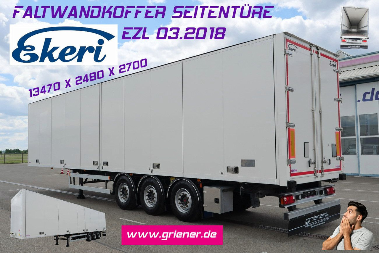 EKERI T3-A /SEITLICHE TÜREN /FALTWAND 2700 mm - Puspiekabe slēgtā virsbūve: foto 1 EKERI T3-A /SEITLICHE TÜREN /FALTWAND 2700 mm - Puspiekabe slēgtā virsbūve: foto 1
