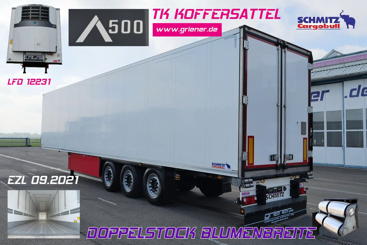 Schmitz Cargobull SKO 24/DOPPELSTOCK BLUMEN TK A500 DRP FP 45 - Puspiekabe slēgtā virsbūve: foto 1 Schmitz Cargobull SKO 24/DOPPELSTOCK BLUMEN TK A500 DRP FP 45 - Puspiekabe slēgtā virsbūve: foto 1