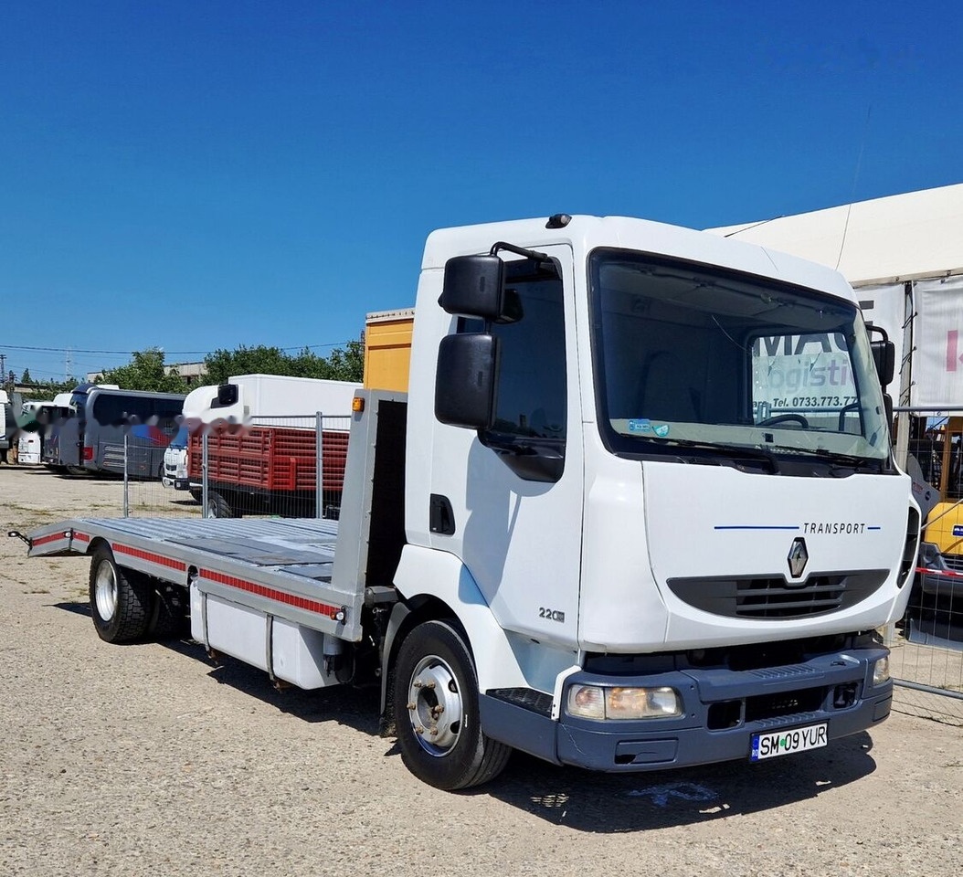 Renault Midlum 220 Dxi - Bortu kravas automašīna/ Platforma: foto 1 Renault Midlum 220 Dxi - Bortu kravas automašīna/ Platforma: foto 1