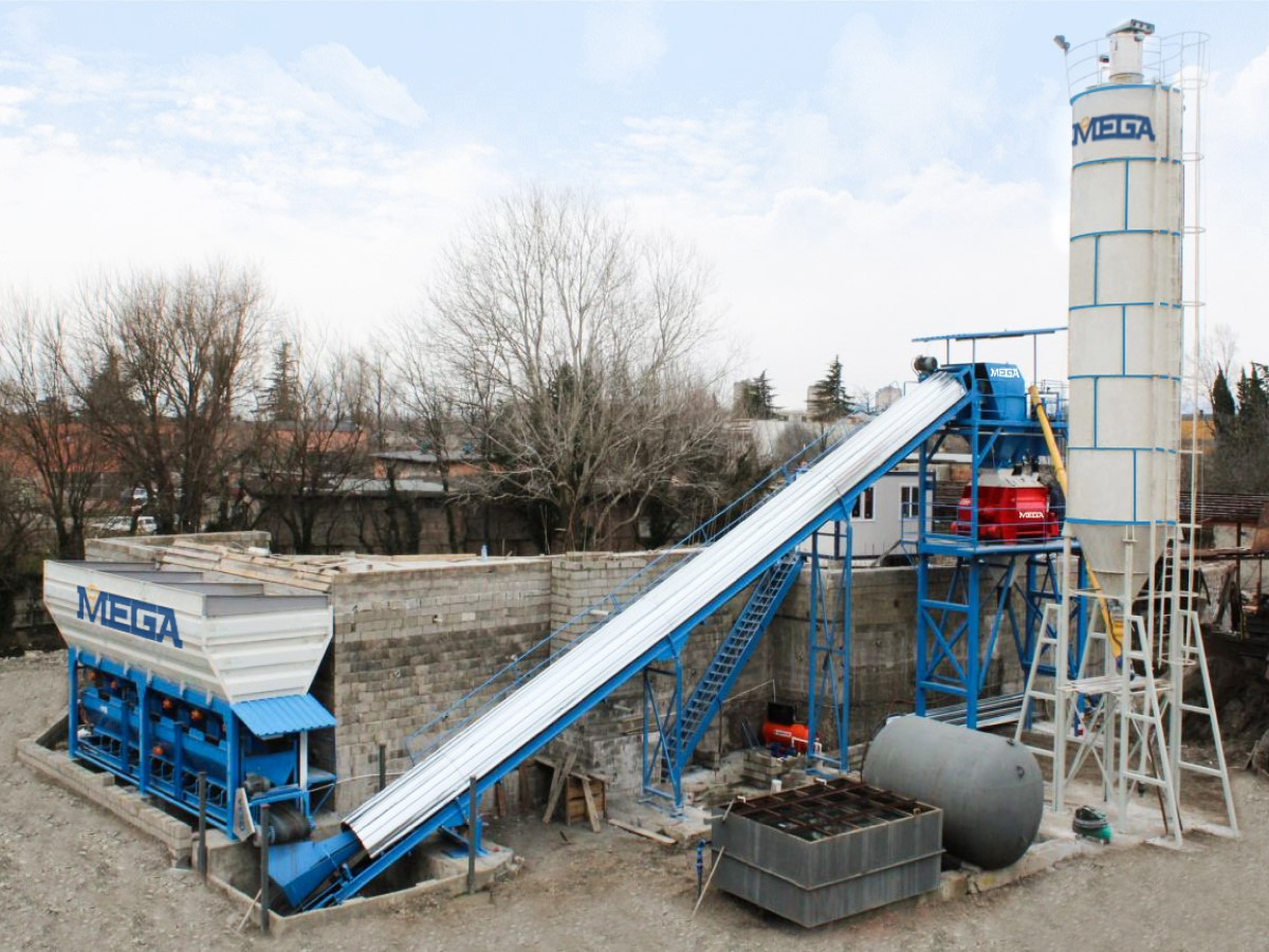 90 m³ Concrete Batching Plant - Betona rūpnīca: foto 1 90 m³ Concrete Batching Plant - Betona rūpnīca: foto 1
