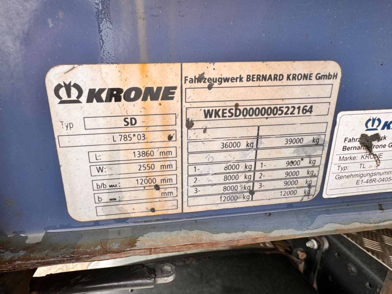 Tenta puspiekabe Krone SD: foto 8