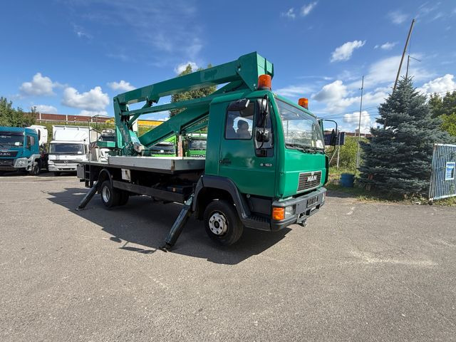 MAN 8.163 Hubarbeitsbühne - Autopacēlājs: foto 1 MAN 8.163 Hubarbeitsbühne - Autopacēlājs: foto 1