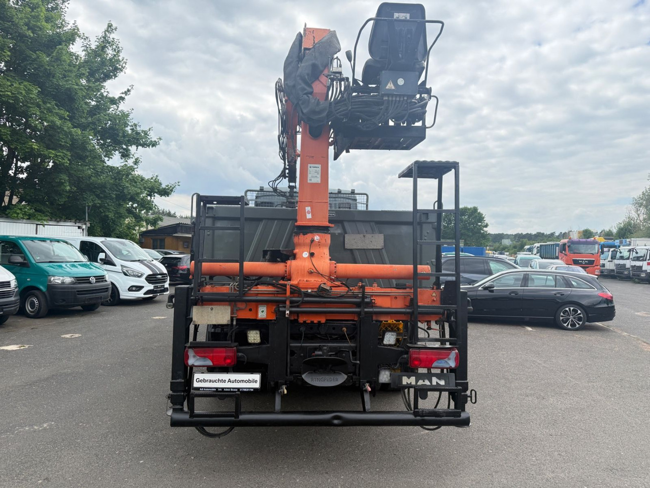 MAN TGA 18.350 Kran Terex - Kravas automašīna pašizgāzējs, Kravas auto ar manipulatoru: foto 4 MAN TGA 18.350 Kran Terex - Kravas automašīna pašizgāzējs, Kravas auto ar manipulatoru: foto 4