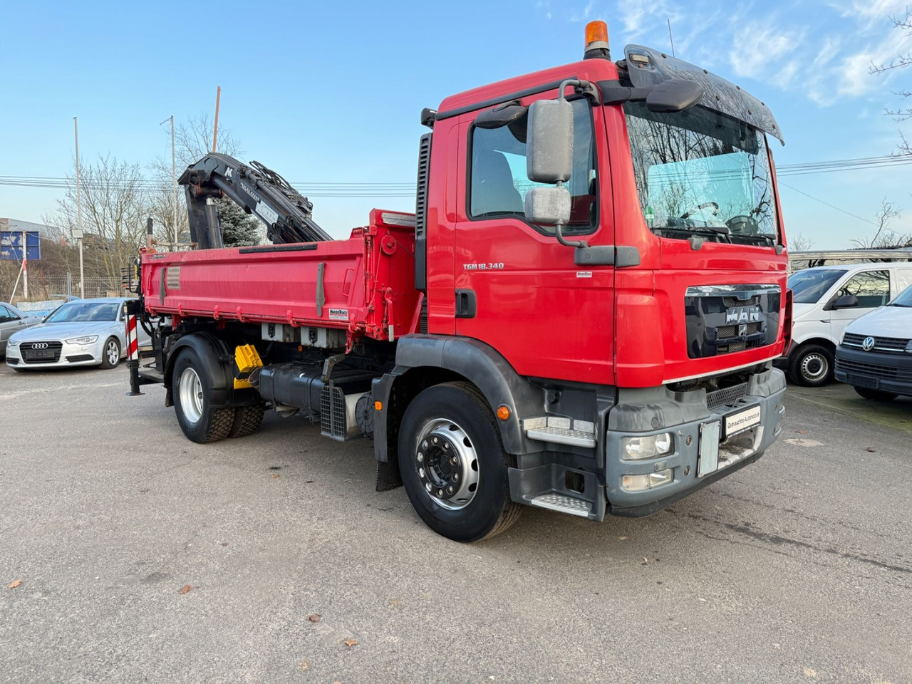 MAN TGM 18.340 Kipper mit Kran - Kravas automašīna pašizgāzējs, Kravas auto ar manipulatoru: foto 5 MAN TGM 18.340 Kipper mit Kran - Kravas automašīna pašizgāzējs, Kravas auto ar manipulatoru: foto 5