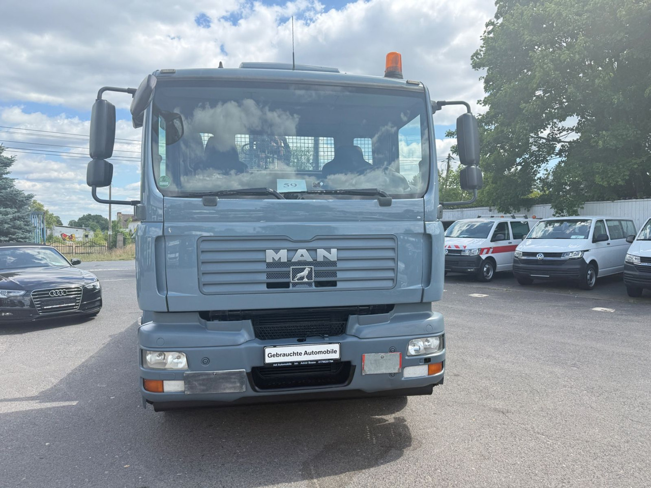 MAN TGM 8.280 Kipper Kran Atlas 85.2 - Kravas automašīna pašizgāzējs, Kravas auto ar manipulatoru: foto 1 MAN TGM 8.280 Kipper Kran Atlas 85.2 - Kravas automašīna pašizgāzējs, Kravas auto ar manipulatoru: foto 1