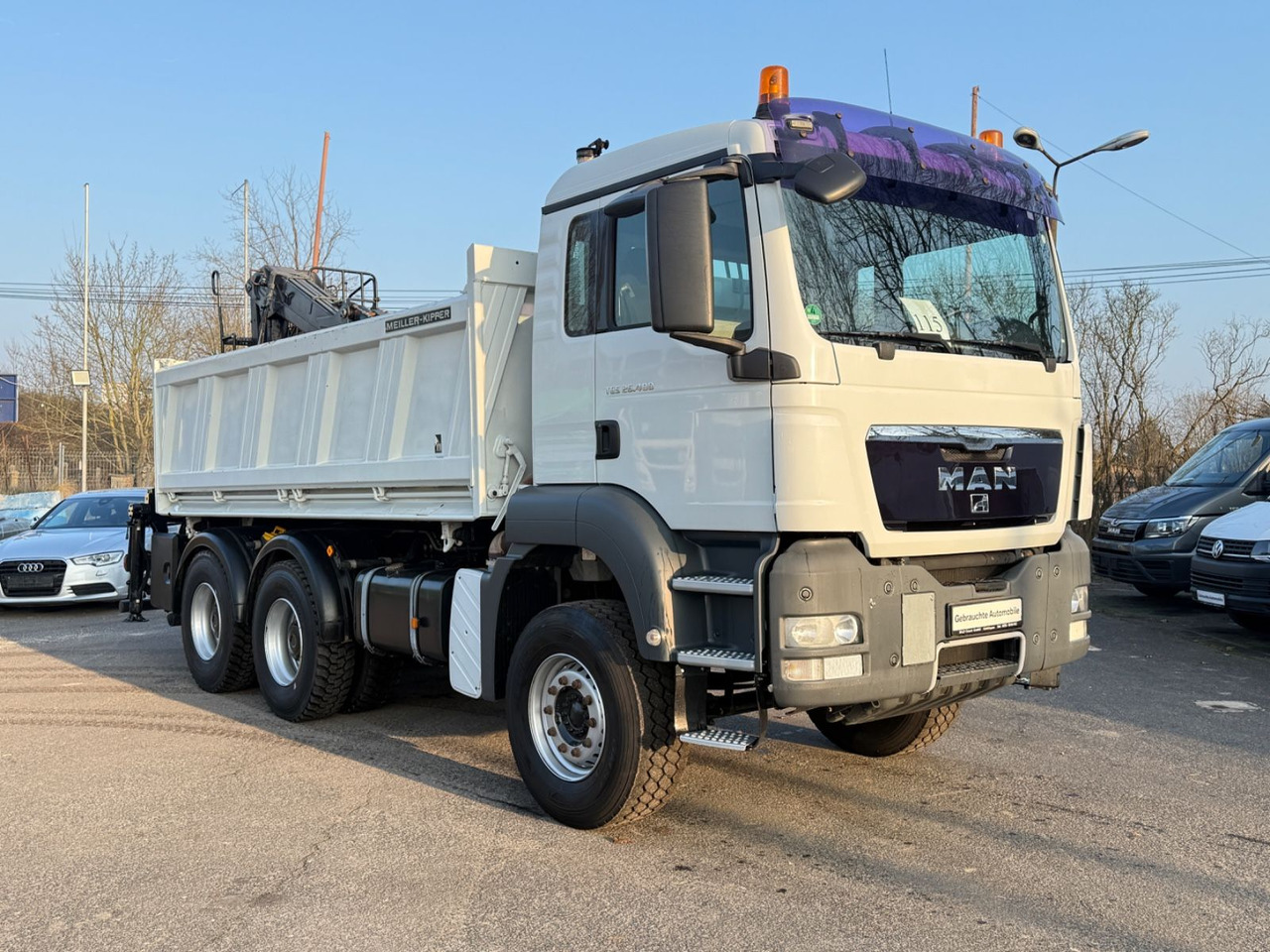 MAN TGS 26.400 Kipper mit Kran Jonsered 6x4 - Kravas automašīna pašizgāzējs: foto 2 MAN TGS 26.400 Kipper mit Kran Jonsered 6x4 - Kravas automašīna pašizgāzējs: foto 2