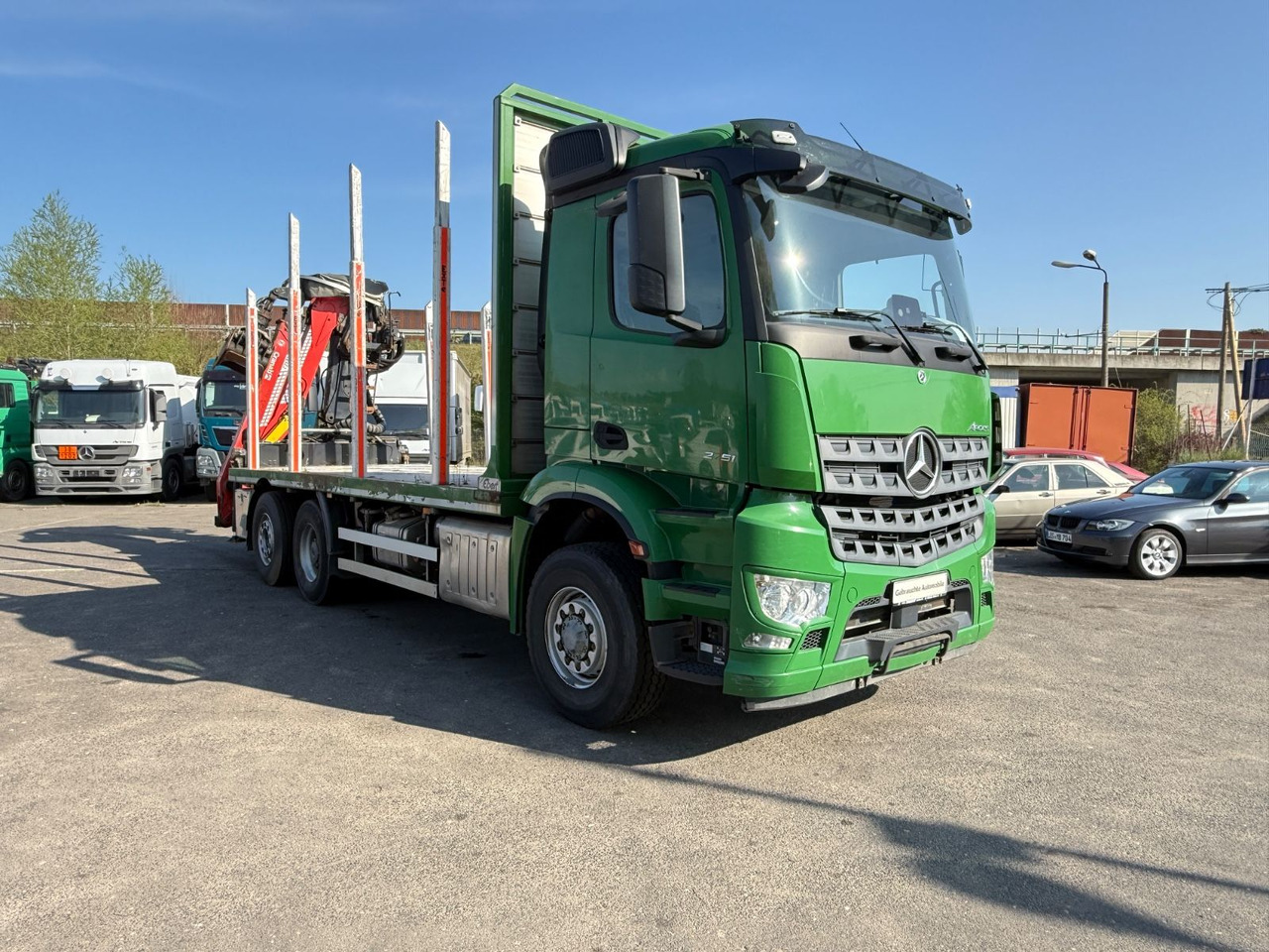 Mercedes-Benz Actros 2571 Holztransporter mit Kran - Kokvedējs, Kravas auto ar manipulatoru: foto 2 Mercedes-Benz Actros 2571 Holztransporter mit Kran - Kokvedējs, Kravas auto ar manipulatoru: foto 2