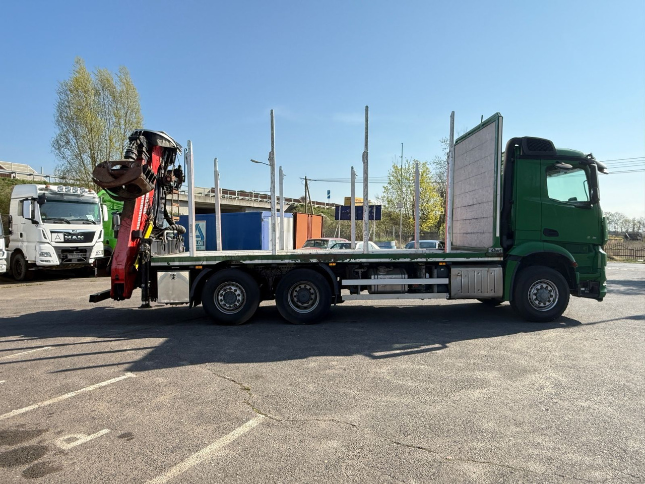 Mercedes-Benz Actros 2571 Holztransporter mit Kran - Kokvedējs, Kravas auto ar manipulatoru: foto 5 Mercedes-Benz Actros 2571 Holztransporter mit Kran - Kokvedējs, Kravas auto ar manipulatoru: foto 5