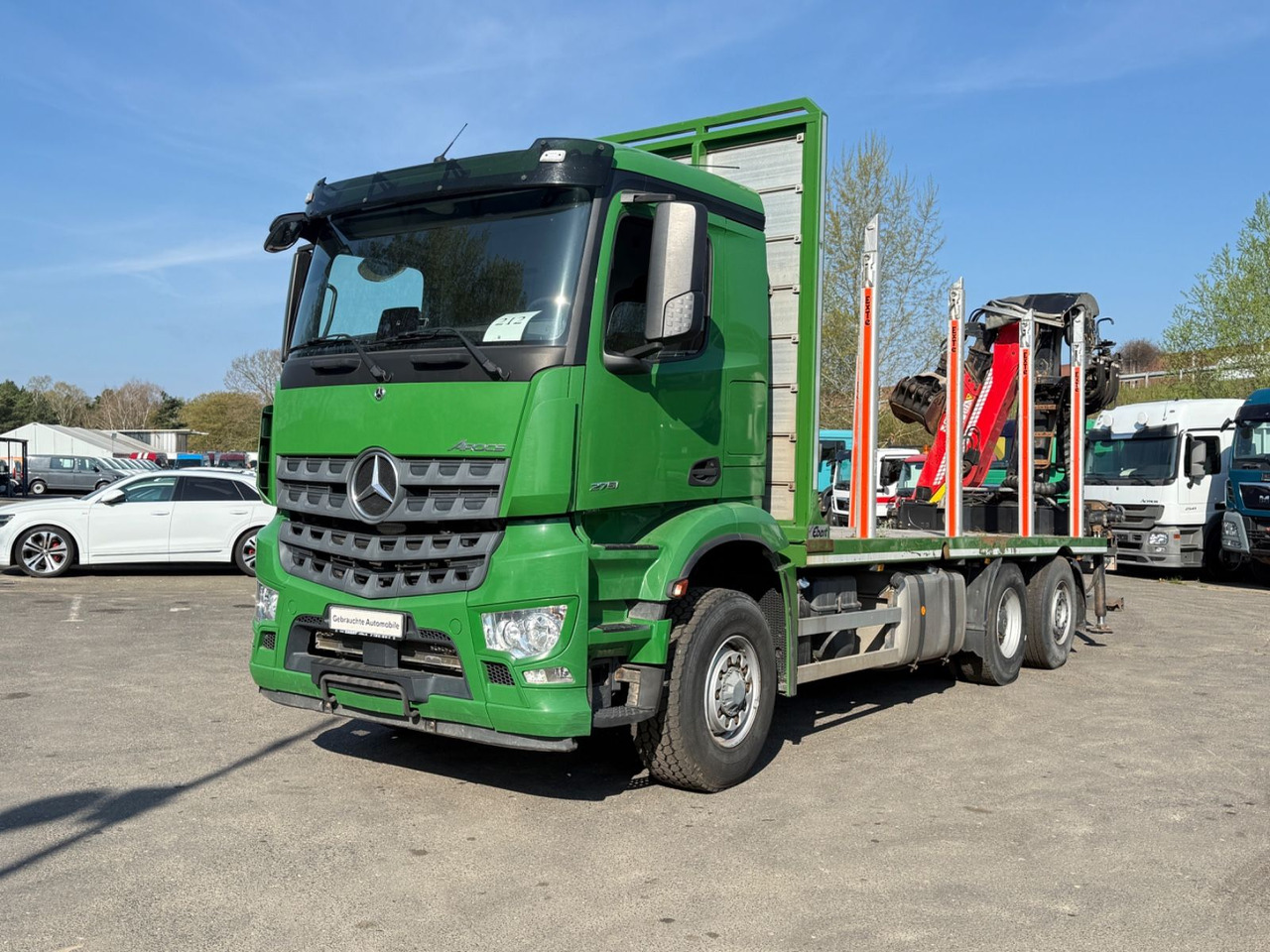 Mercedes-Benz Actros 2571 Holztransporter mit Kran - Kokvedējs, Kravas auto ar manipulatoru: foto 3 Mercedes-Benz Actros 2571 Holztransporter mit Kran - Kokvedējs, Kravas auto ar manipulatoru: foto 3