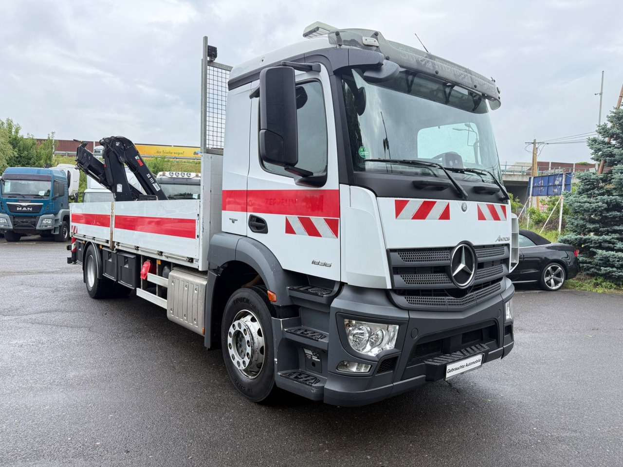 Mercedes-Benz Antos 1836 Kran Xiab - Bortu kravas automašīna/ Platforma, Kravas auto ar manipulatoru: foto 5 Mercedes-Benz Antos 1836 Kran Xiab - Bortu kravas automašīna/ Platforma, Kravas auto ar manipulatoru: foto 5