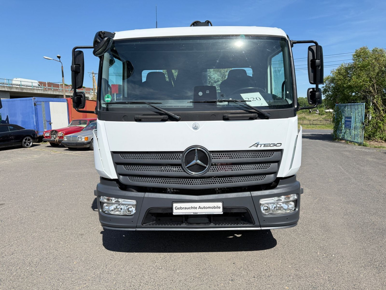 Mercedes-Benz Atego 1224 mit Kipper Kran - Kravas automašīna pašizgāzējs, Kravas auto ar manipulatoru: foto 1 Mercedes-Benz Atego 1224 mit Kipper Kran - Kravas automašīna pašizgāzējs, Kravas auto ar manipulatoru: foto 1