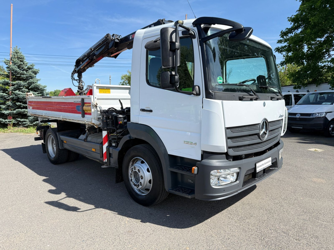 Mercedes-Benz Atego 1224 mit Kipper Kran - Kravas automašīna pašizgāzējs, Kravas auto ar manipulatoru: foto 2 Mercedes-Benz Atego 1224 mit Kipper Kran - Kravas automašīna pašizgāzējs, Kravas auto ar manipulatoru: foto 2