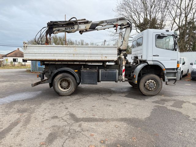 Mercedes-Benz Atego 1828 4x4 Kipper-Kran Atlas - Kravas automašīna pašizgāzējs, Kravas auto ar manipulatoru: foto 5 Mercedes-Benz Atego 1828 4x4 Kipper-Kran Atlas - Kravas automašīna pašizgāzējs, Kravas auto ar manipulatoru: foto 5