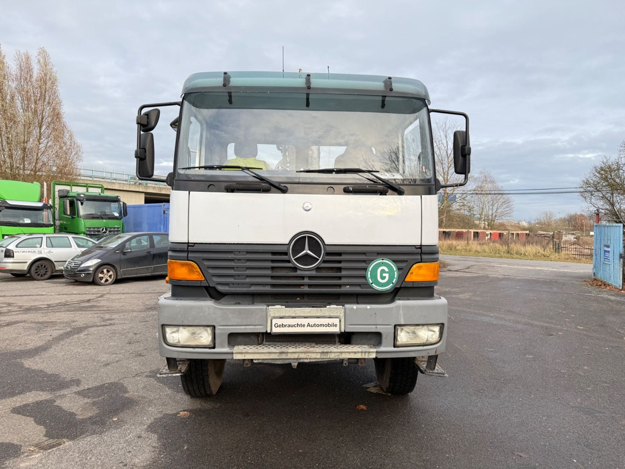 Mercedes-Benz Atego 1828 4x4 Kipper-Kran Atlas - Kravas automašīna pašizgāzējs, Kravas auto ar manipulatoru: foto 2 Mercedes-Benz Atego 1828 4x4 Kipper-Kran Atlas - Kravas automašīna pašizgāzējs, Kravas auto ar manipulatoru: foto 2