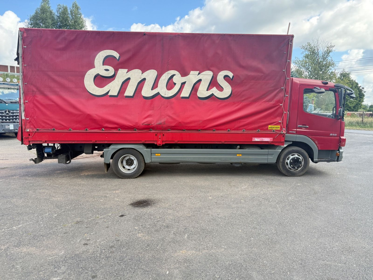 Mercedes-Benz Atego 816 L Lbw Tempomat - Kravas automašīna ar tentu: foto 5 Mercedes-Benz Atego 816 L Lbw Tempomat - Kravas automašīna ar tentu: foto 5