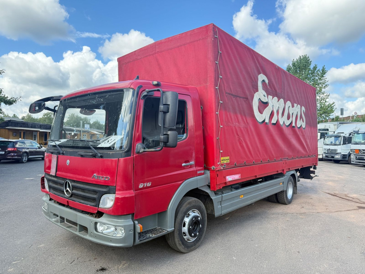 Mercedes-Benz Atego 816 L Lbw Tempomat - Kravas automašīna ar tentu: foto 3 Mercedes-Benz Atego 816 L Lbw Tempomat - Kravas automašīna ar tentu: foto 3