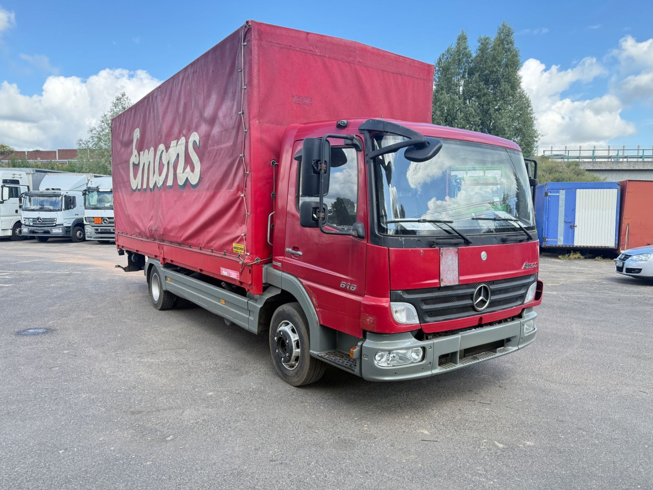 Mercedes-Benz Atego 816 L Lbw Tempomat - Kravas automašīna ar tentu: foto 2 Mercedes-Benz Atego 816 L Lbw Tempomat - Kravas automašīna ar tentu: foto 2