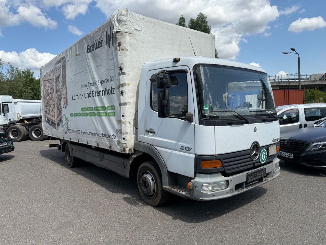 Mercedes-Benz Atego 817 - Kravas automašīna ar tentu: foto 2 Mercedes-Benz Atego 817 - Kravas automašīna ar tentu: foto 2