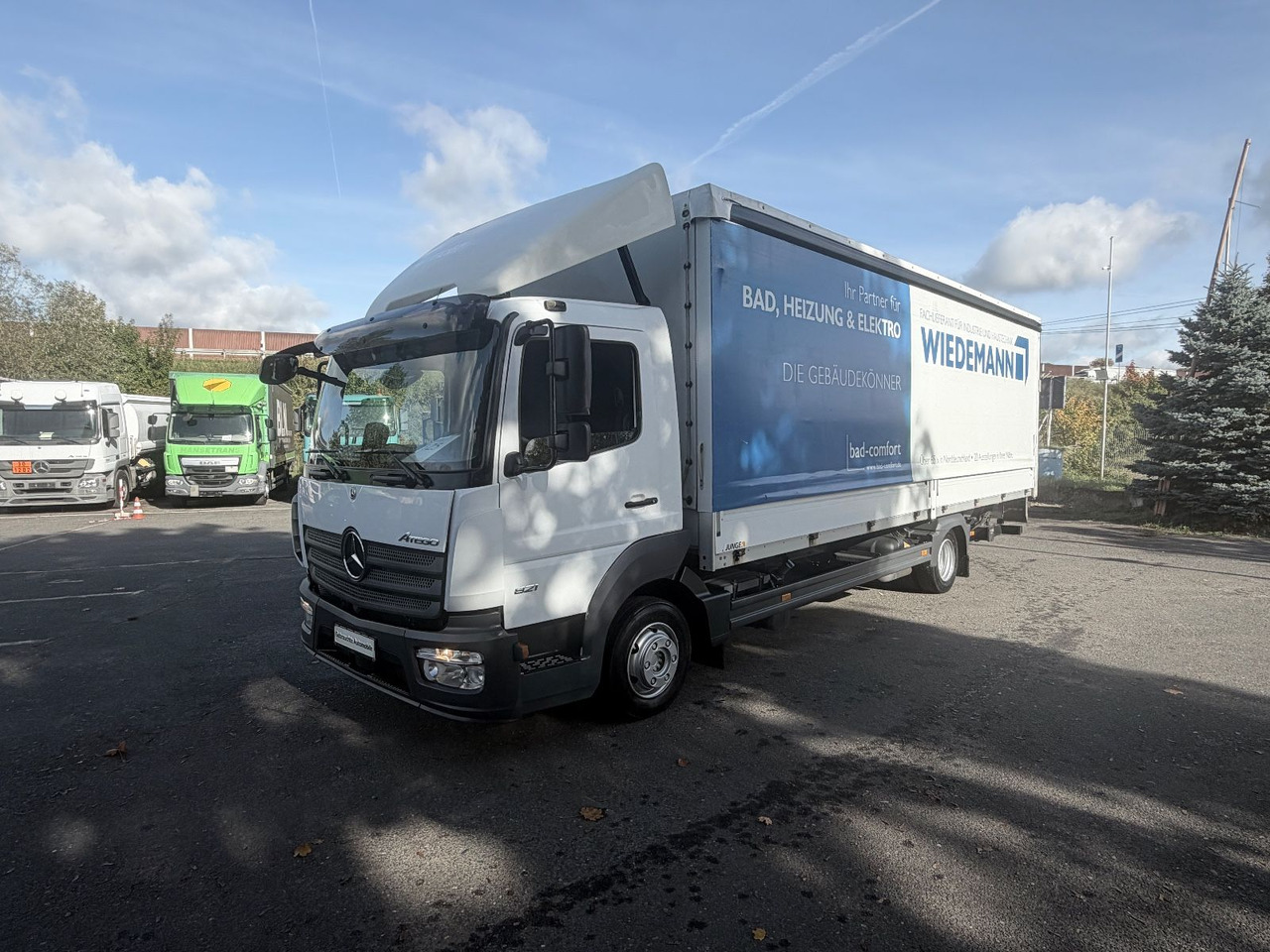 Mercedes-Benz Atego 821 Klima Lbw Tempoamt - Kravas automašīna ar tentu: foto 3 Mercedes-Benz Atego 821 Klima Lbw Tempoamt - Kravas automašīna ar tentu: foto 3