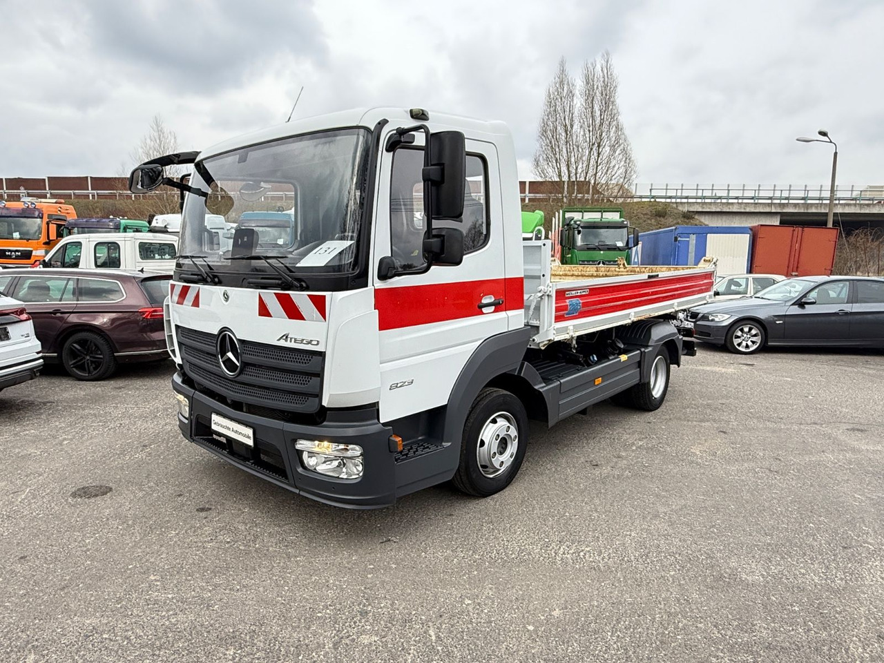Mercedes-Benz Atego 823 Kipper - Kravas automašīna pašizgāzējs: foto 3 Mercedes-Benz Atego 823 Kipper - Kravas automašīna pašizgāzējs: foto 3