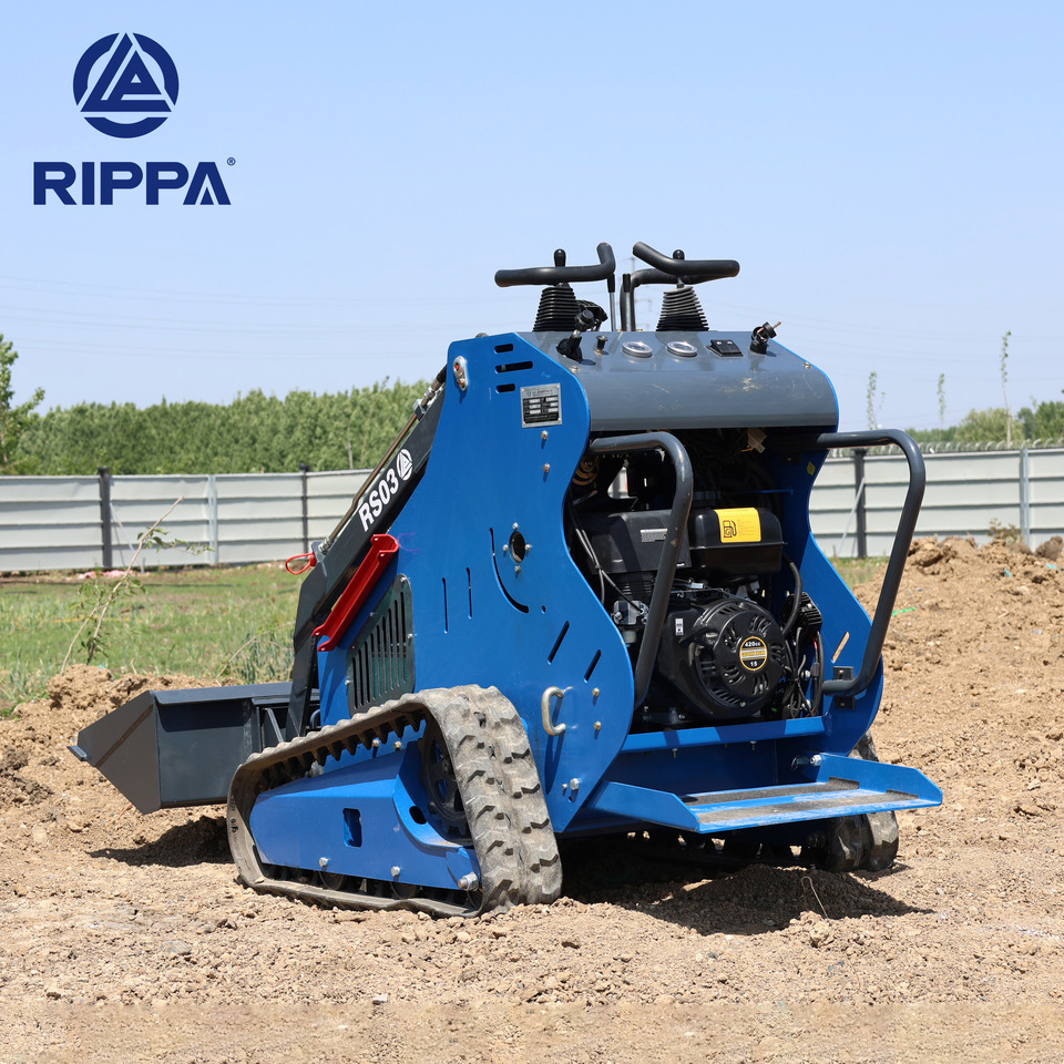 Jaunā Kompaktiekrāvējs Rippa RS03 skid steer loader B&S engine EPA US & Germany Stock: foto 9