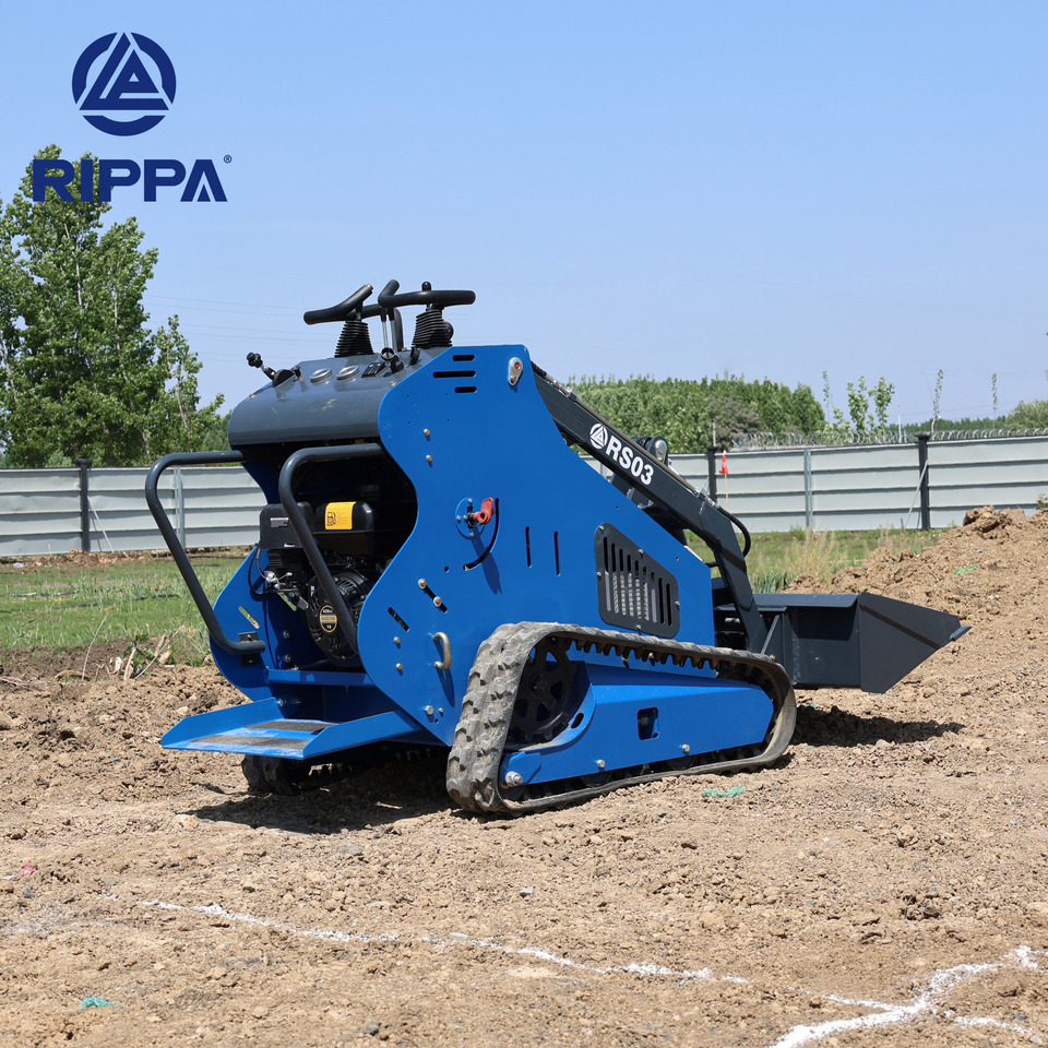 Jaunā Kompaktiekrāvējs Rippa RS03 skid steer loader B&S engine EPA US & Germany Stock: foto 7