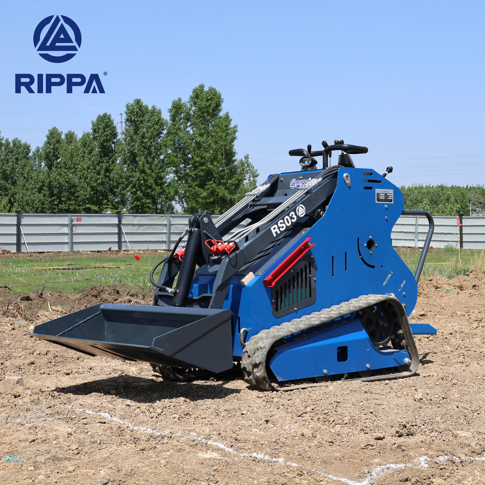 Jaunā Kompaktiekrāvējs Rippa RS03 skid steer loader B&S engine EPA US & Germany Stock: foto 11