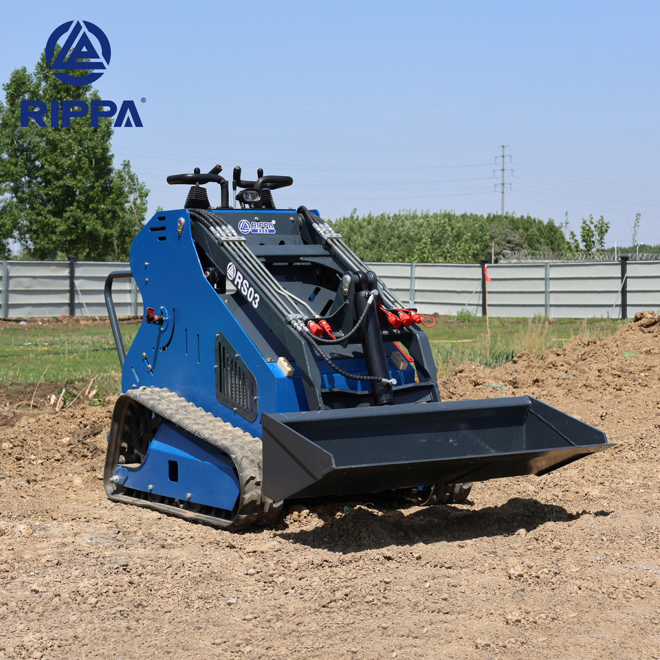 Jaunā Kompaktiekrāvējs Rippa RS03 skid steer loader B&S engine EPA US & Germany Stock: foto 13