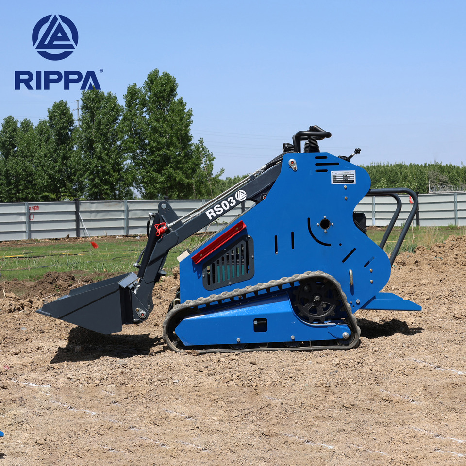 Jaunā Kompaktiekrāvējs Rippa RS03 skid steer loader B&S engine EPA US & Germany Stock: foto 10