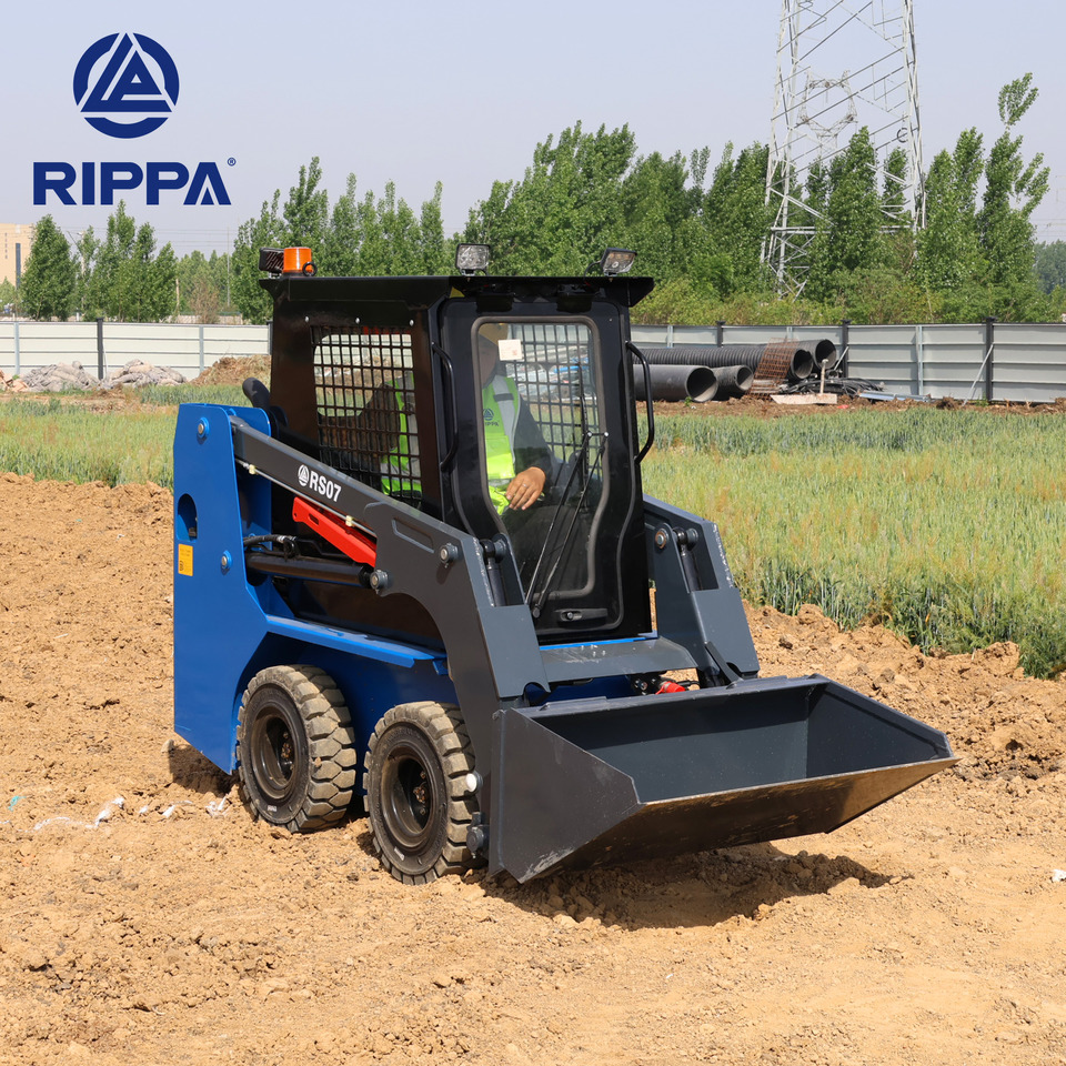 Rippa RS07 skid steer loader Kubota engine EPA dealer more favorable - Kompaktiekrāvējs: foto 3 Rippa RS07 skid steer loader Kubota engine EPA dealer more favorable - Kompaktiekrāvējs: foto 3