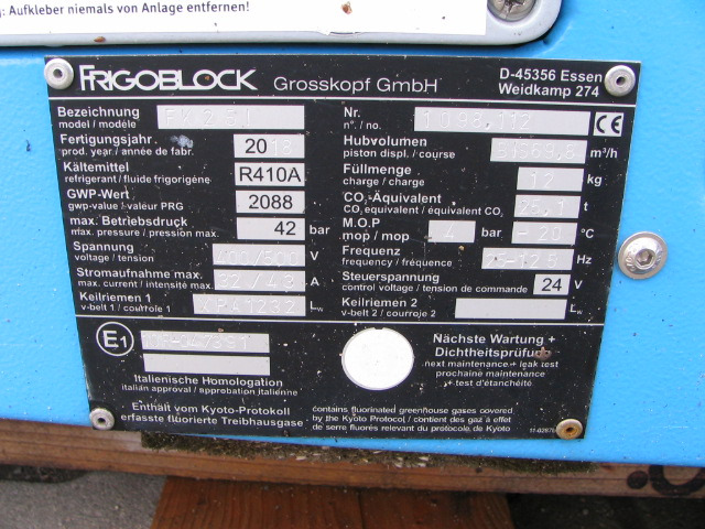 FRIGOBLOCK FK25 - Saldēšana iekārta: foto 4 FRIGOBLOCK FK25 - Saldēšana iekārta: foto 4