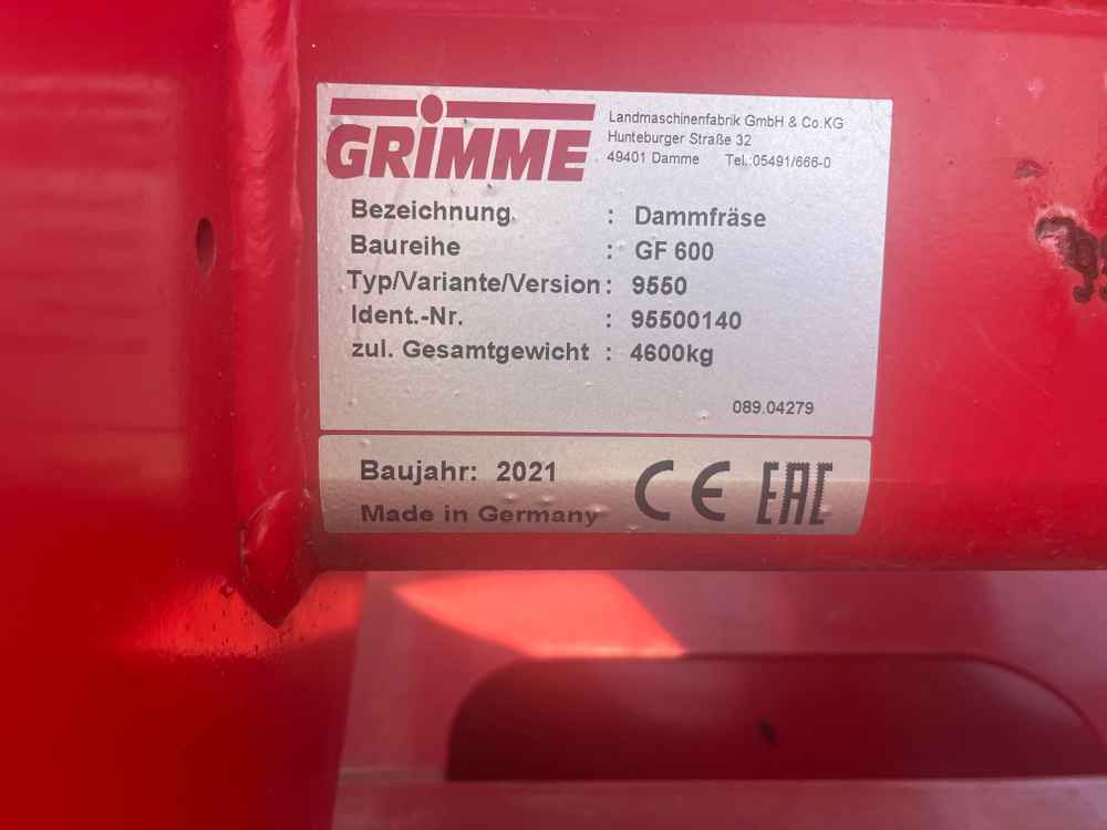 Grimme GF 600 - Kombains: foto 3 Grimme GF 600 - Kombains: foto 3