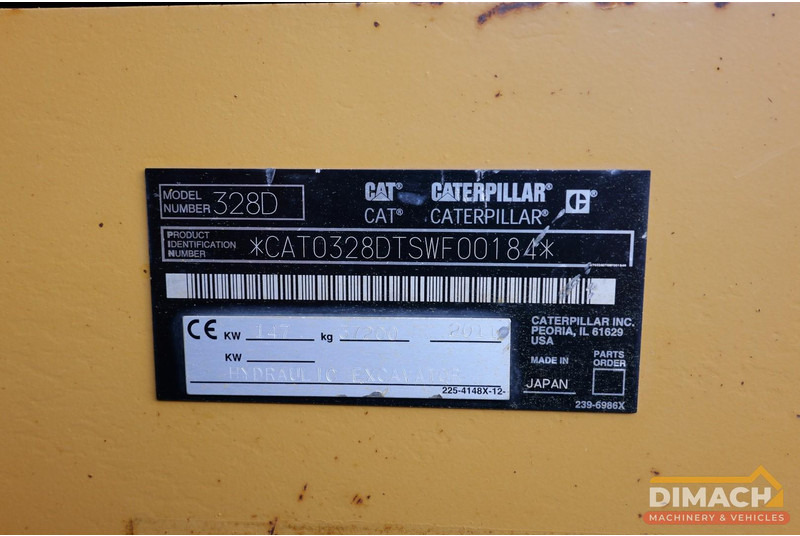 Ekskavators Caterpillar 328D LCR GPS prep - mono giek - airco automatisch - smeersysteem - cw45 snelwissel systeem: foto 10