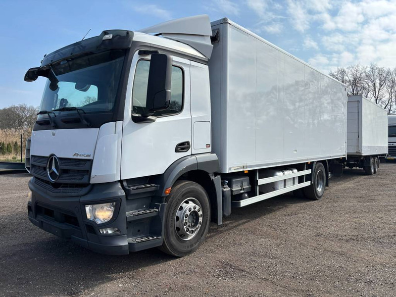 Mercedes-Benz Antos 1833 Euro6 4x2 + anhanger koffer - Kravas automašīna ar slēgto virsbūvi: foto 3 Mercedes-Benz Antos 1833 Euro6 4x2 + anhanger koffer - Kravas automašīna ar slēgto virsbūvi: foto 3