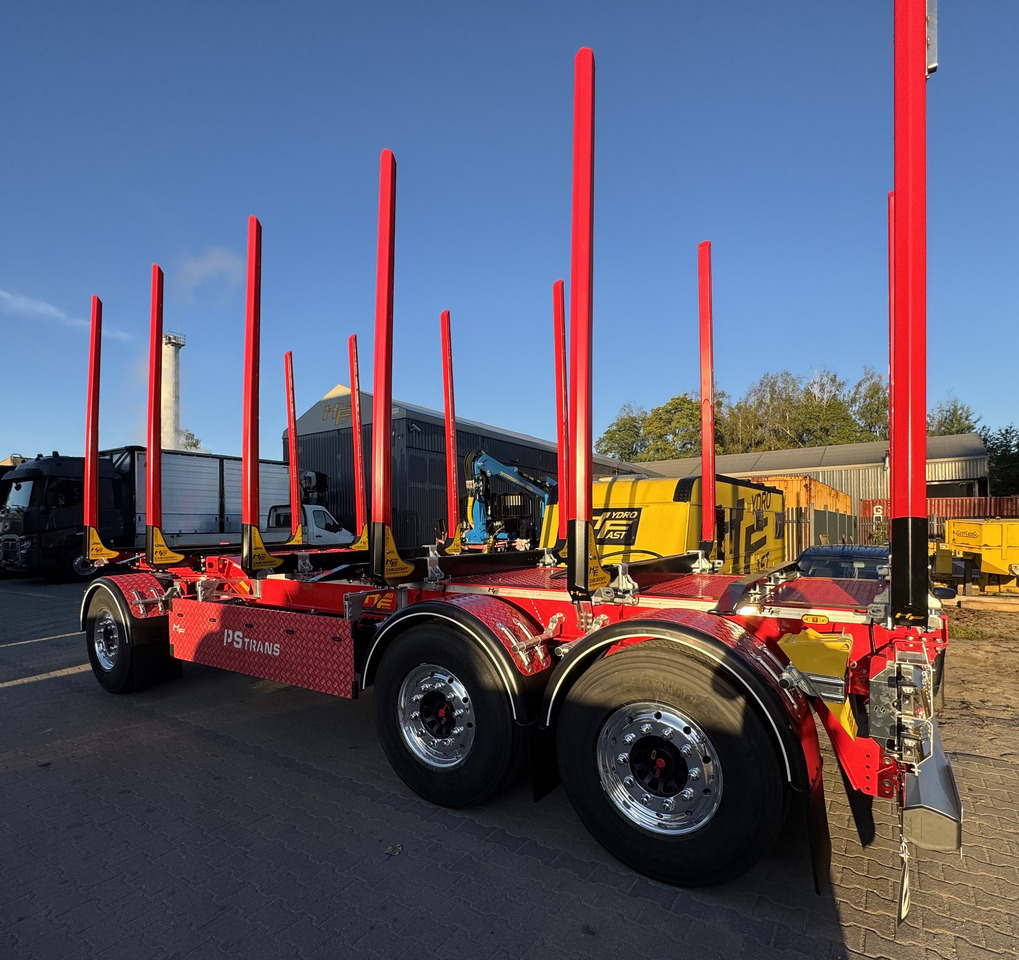 HYDROFAST Przyczepa 3 osiowa / 3 axles timber transport trailer / Remorque à 3 essieux pour le transport de bois / 3-Achs-Rungenanhänger / 3-tengelyes-rönkszállító-pótkocsi / Remorcă pentru transportul lemnului - Kokvedēja piekabe: foto 2 HYDROFAST Przyczepa 3 osiowa / 3 axles timber transport trailer / Remorque à 3 essieux pour le transport de bois / 3-Achs-Rungenanhänger / 3-tengelyes-rönkszállító-pótkocsi / Remorcă pentru transportul lemnului - Kokvedēja piekabe: foto 2