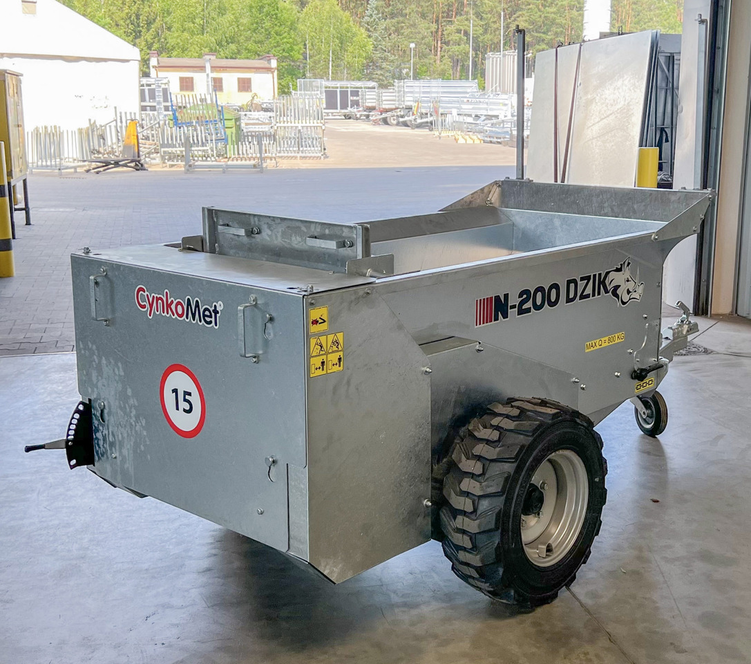 Cynkomet Miststreuer / Manure spreader / Epandeur à fumier N-200 DZIK - Organisko mēslu izkliedētājs: foto 3 Cynkomet Miststreuer / Manure spreader / Epandeur à fumier N-200 DZIK - Organisko mēslu izkliedētājs: foto 3
