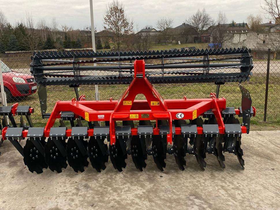 Janpol Scheibenegge / Disc harrow / Déchaumeur à disques / Erpice a dischi / Средняя дисковая борона / Brona talerzowa medium „COMPACT” 3 m - Disku ecēša: foto 2 Janpol Scheibenegge / Disc harrow / Déchaumeur à disques / Erpice a dischi / Средняя дисковая борона / Brona talerzowa medium „COMPACT” 3 m - Disku ecēša: foto 2