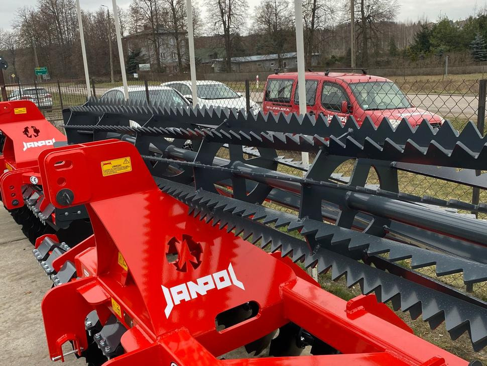 Janpol Scheibenegge / Disc harrow / Déchaumeur à disques / Erpice a dischi / Средняя дисковая борона / Brona talerzowa medium „COMPACT” 3 m - Disku ecēša: foto 4 Janpol Scheibenegge / Disc harrow / Déchaumeur à disques / Erpice a dischi / Средняя дисковая борона / Brona talerzowa medium „COMPACT” 3 m - Disku ecēša: foto 4