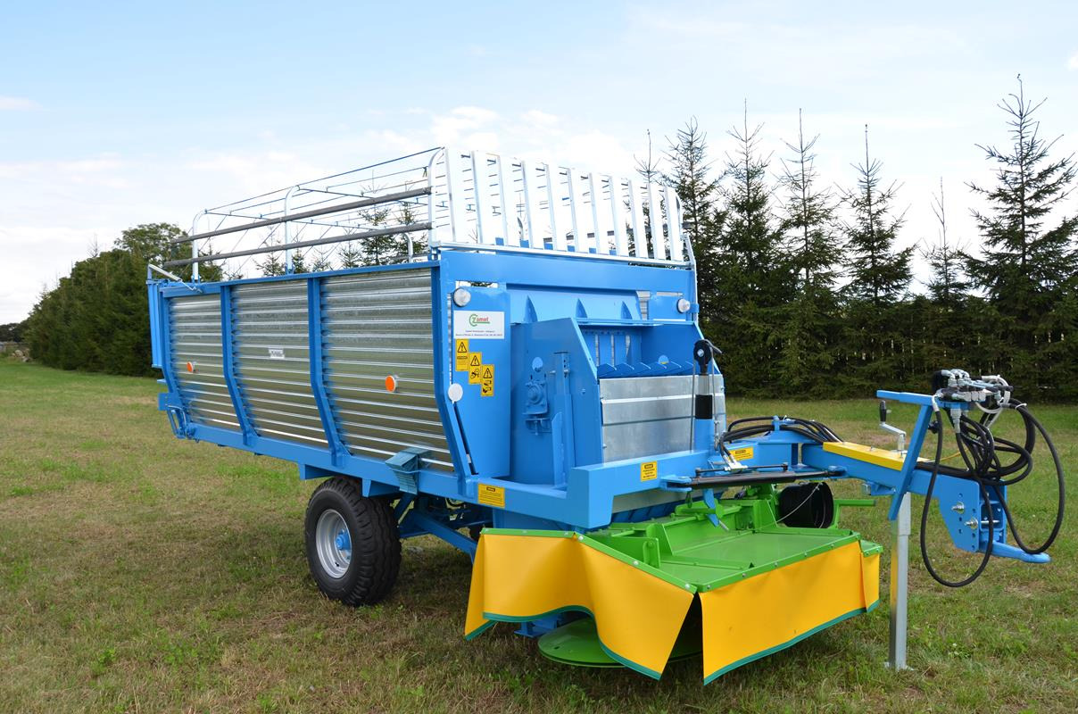ZAMET Mähladewagen / Green forage mower / Remorque autochargeuse / Autocaricante / Самозагружающийся прицеп с косилкой / Przyczepa samozaładowcza z kosiarką bebnową T635 - Savācējpiekabe: foto 1 ZAMET Mähladewagen / Green forage mower / Remorque autochargeuse / Autocaricante / Самозагружающийся прицеп с косилкой / Przyczepa samozaładowcza z kosiarką bebnową T635 - Savācējpiekabe: foto 1