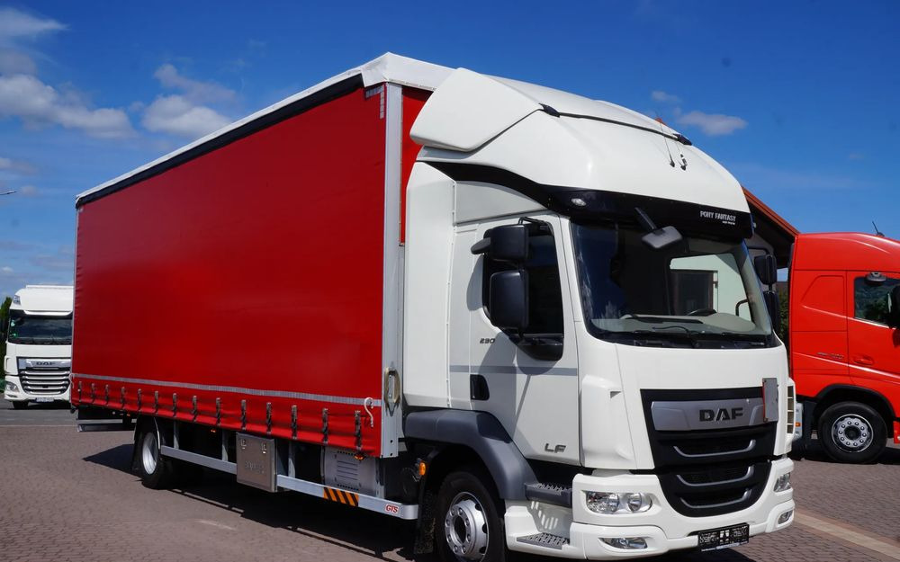 DAF LF 290 EURO 6 FIRANKA DŁ. 8.6m 21 PALET ŁAD 8.250 KG - Kravas automašīna ar tentu: foto 1 DAF LF 290 EURO 6 FIRANKA DŁ. 8.6m 21 PALET ŁAD 8.250 KG - Kravas automašīna ar tentu: foto 1