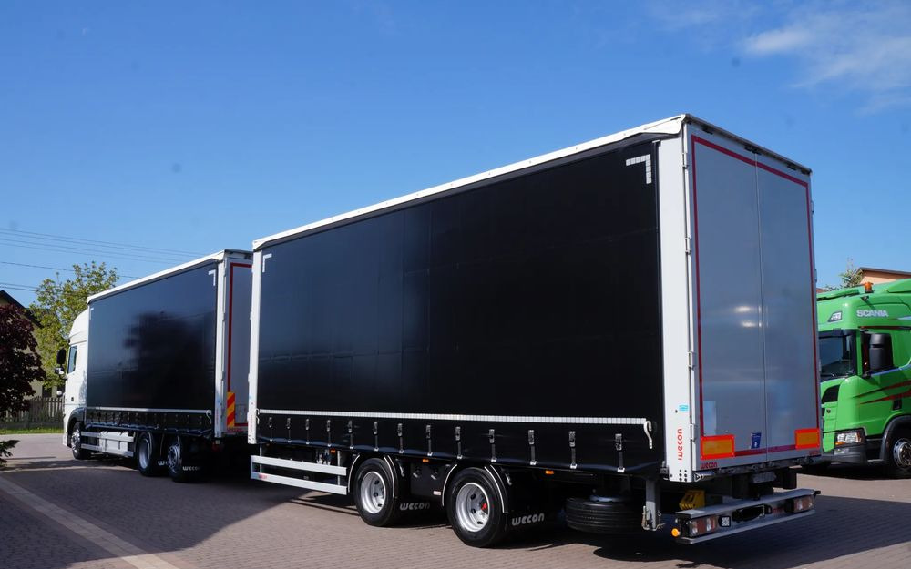 DAF XF 480 EURO 6 ZESTAW TANDEM PRZEJAZDOWY 120 M3 7,7 M + 7,7 M WECON - Kravas automašīna ar tentu: foto 4 DAF XF 480 EURO 6 ZESTAW TANDEM PRZEJAZDOWY 120 M3 7,7 M + 7,7 M WECON - Kravas automašīna ar tentu: foto 4