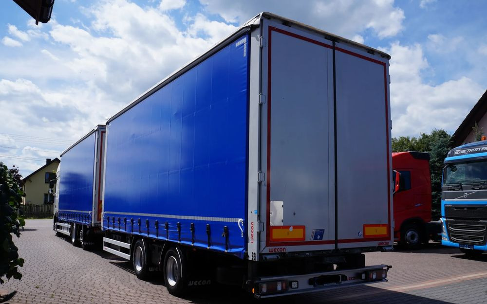 DAF XF 480 EURO 6 ZESTAW TANDEM PRZEJAZDOWY 120 M3 7,7 M + 7,7 M WECON - Kravas automašīna ar tentu: foto 3 DAF XF 480 EURO 6 ZESTAW TANDEM PRZEJAZDOWY 120 M3 7,7 M + 7,7 M WECON - Kravas automašīna ar tentu: foto 3