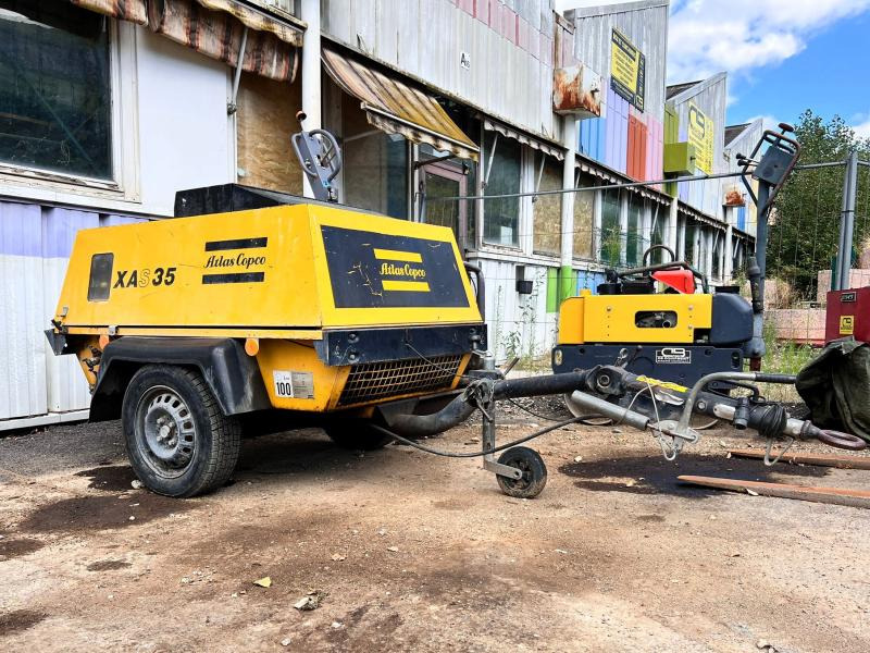 Atlas copco XAS 35 COMPRESSEUR 9BAR SUR REMORQUE (NET DE TVA) - Gaisa kompresors: foto 2 Atlas copco XAS 35 COMPRESSEUR 9BAR SUR REMORQUE (NET DE TVA) - Gaisa kompresors: foto 2