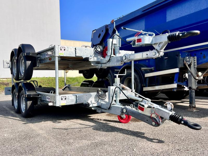 Ecim E350AF REMORQUE PORTE ENGINS 2 ESSIEUX 3T5 NEUVE - Piekabe autovedējs: foto 3 Ecim E350AF REMORQUE PORTE ENGINS 2 ESSIEUX 3T5 NEUVE - Piekabe autovedējs: foto 3