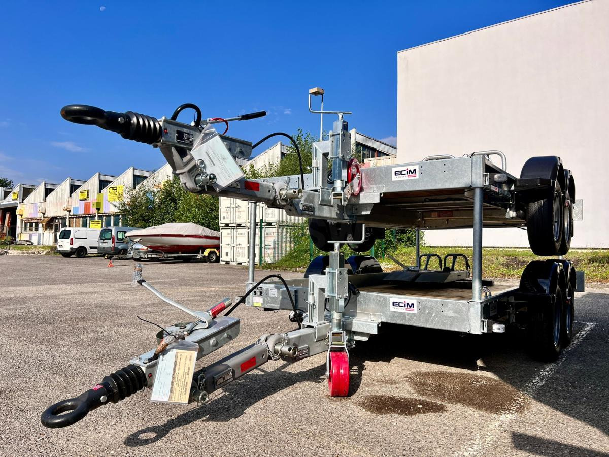 Ecim E350AF REMORQUE PORTE ENGINS 2 ESSIEUX 3T5 NEUVE - Piekabe autovedējs: foto 2 Ecim E350AF REMORQUE PORTE ENGINS 2 ESSIEUX 3T5 NEUVE - Piekabe autovedējs: foto 2
